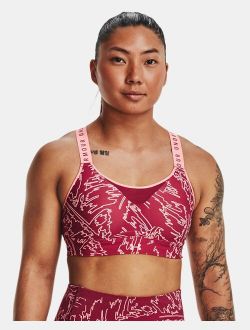 Women's UA Infinity High Printed Sports Bra