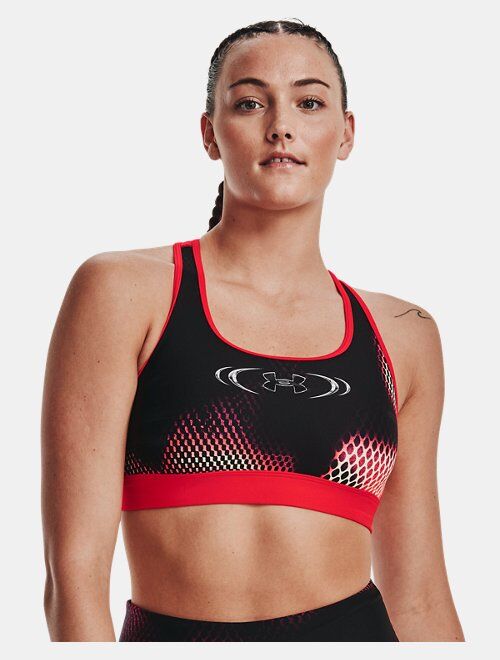 Under Armour Women's HeatGear Armour Mid Padless Sports Bra