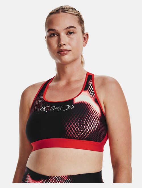 Under Armour Women's HeatGear Armour Mid Padless Sports Bra