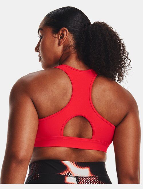 Under Armour Women's HeatGear Armour Mid Padless Sports Bra