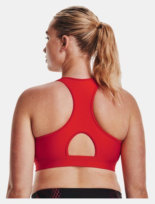 Under Armour Women's HeatGear Armour Mid Padless Sports Bra