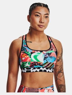 Women's Armour Mid Crossback Sports Bra