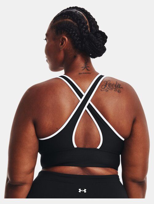 Under Armour Women's Armour Mid Crossback Long Line Sports Bra