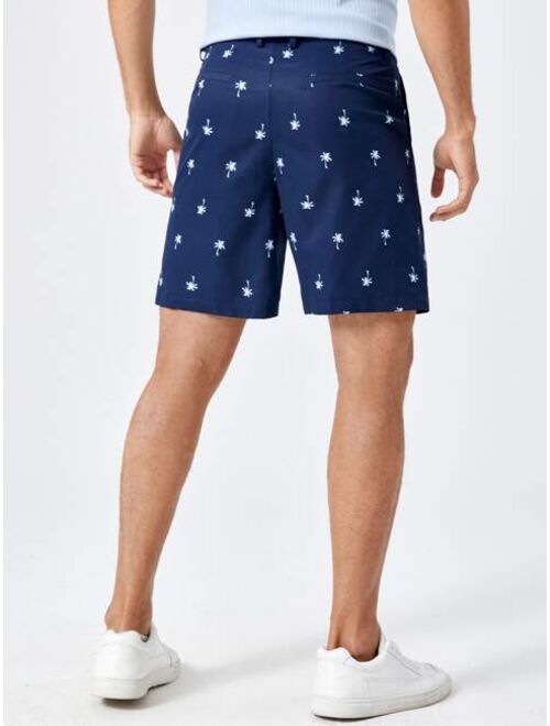 SHEIN Men Coconut Tree Print Shorts