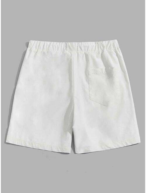 SHEIN Men Slant Pocket Shorts