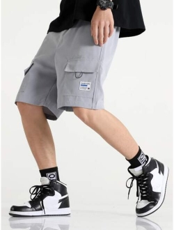 Men Flap Pocket Bermuda Shorts