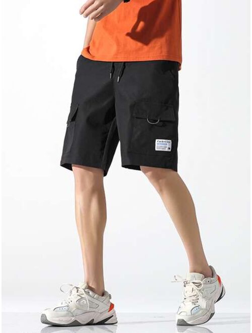 Shein Men Flap Pocket Bermuda Shorts