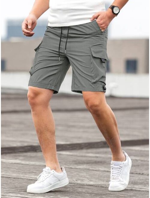 Shein Men Drawstring Cargo Shorts