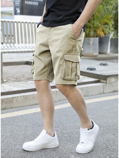 Shein Men Flap Pocket Cargo Shorts