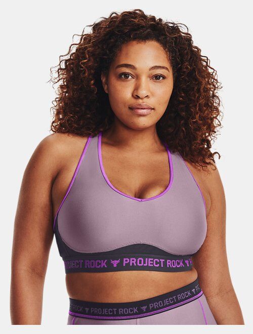 Under Armour Women's Project Rock Crossback Disrupt Sports Bra