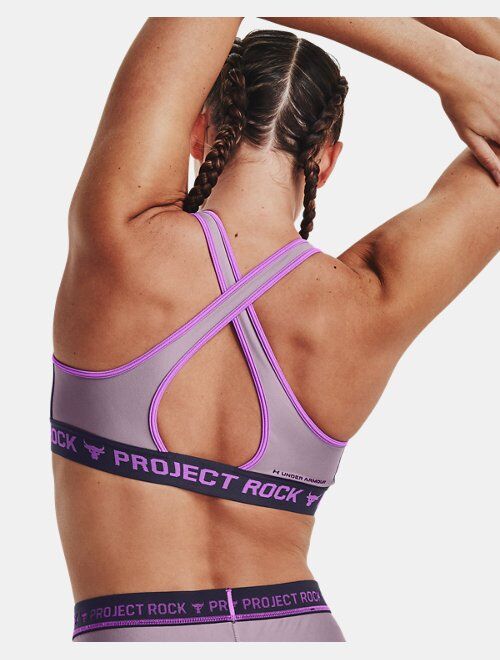 Under Armour Women's Project Rock Crossback Disrupt Sports Bra