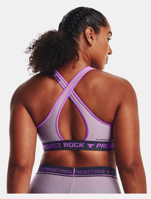 Under Armour Women's Project Rock Crossback Disrupt Sports Bra