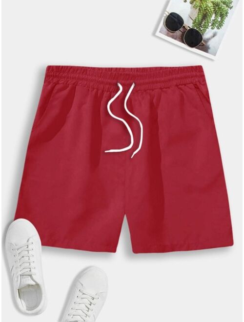 Shein Men Drawstring Waist Shorts