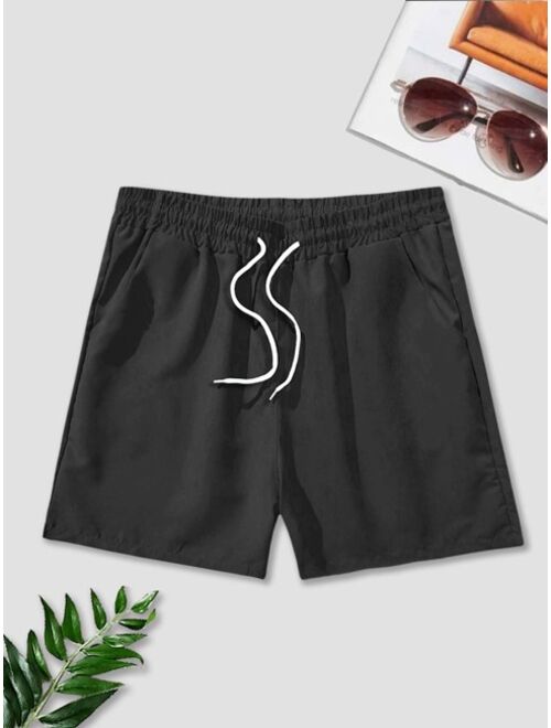 Shein Men Drawstring Waist Shorts