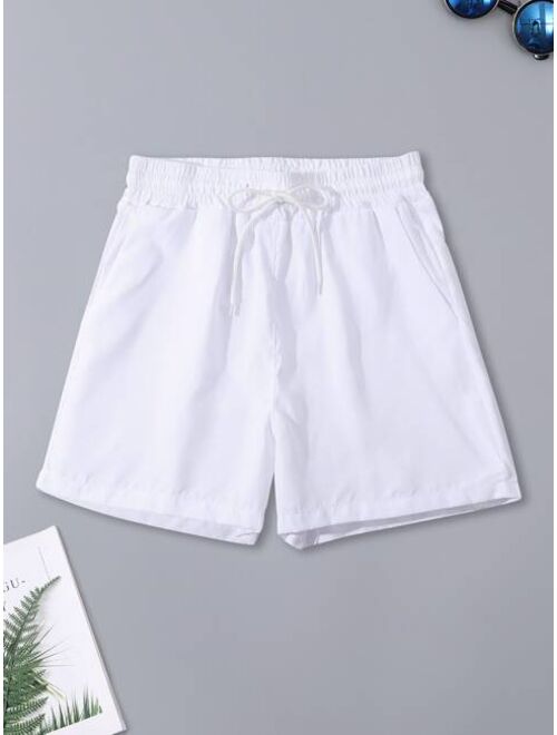 Shein Men Drawstring Waist Shorts