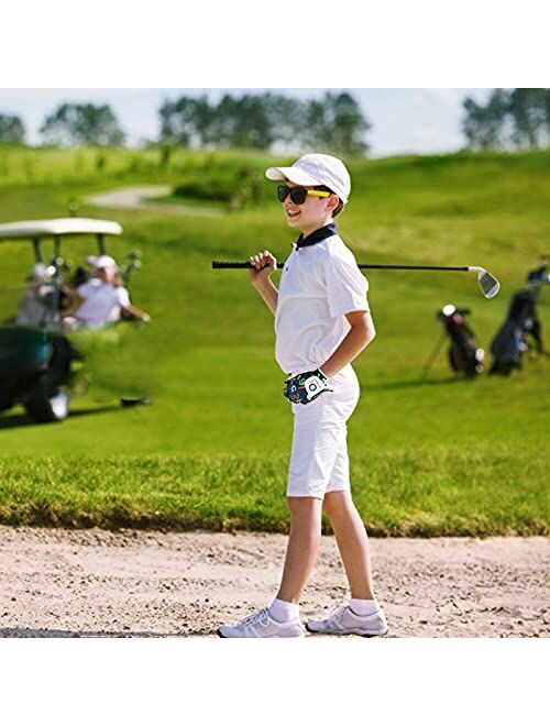 Finger Ten Kids Golf Gloves Boys Girls Left Right Hand Breathable Value 2 Pack Gift Set for Junior Youth Toddler White Black Green