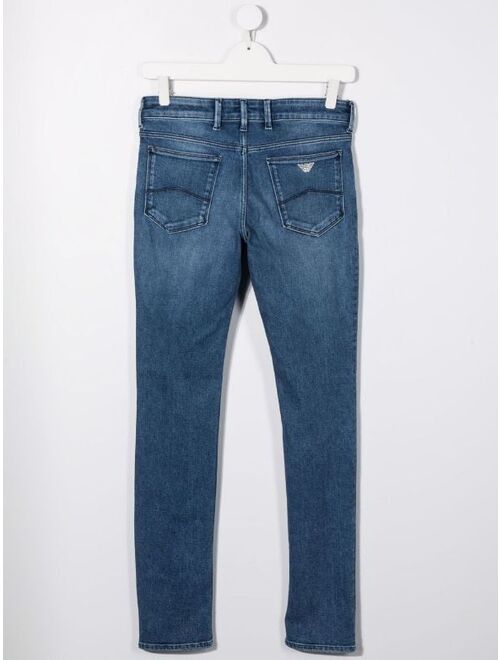 Emporio Armani Kids slim-cut jeans