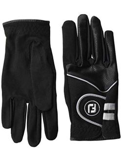 Women's RainGrip Golf Gloves, Pair (Black)