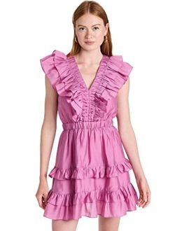 Women's Ruffle Detail Mini Dress