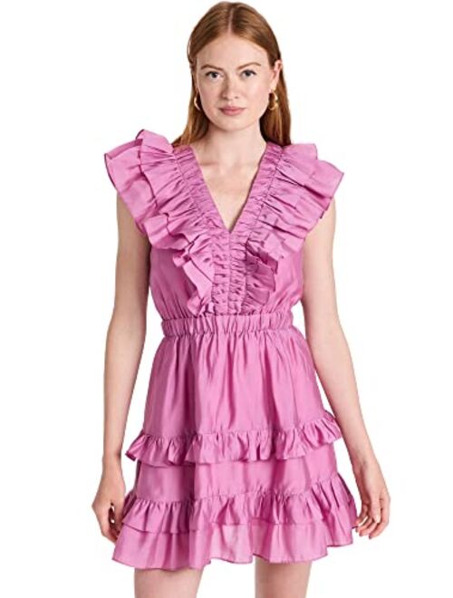 endless rose Women's Ruffle Detail Mini Dress