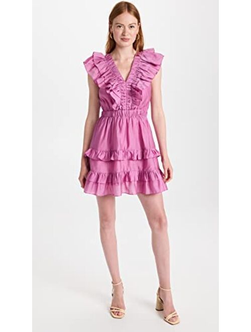 endless rose Women's Ruffle Detail Mini Dress