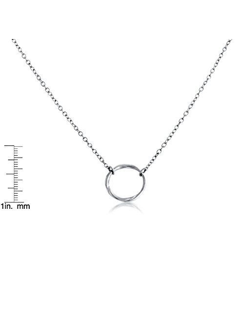 AZAGGI 925 Sterling Silver Karma Ring Circle of Life Pendant Necklace Holiday Gift Jewelry Gift