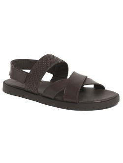 Anthony Veer Men's Mumbai Cross Strap Comfort Sandal