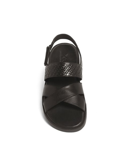 Anthony Veer Men's Mumbai Cross Strap Comfort Sandal