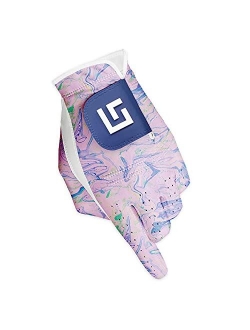 Uther DURA Golf Glove Durable, Comfortable, Tailored Fit with Zip Pouch