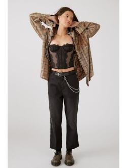 UO Exclusive High-Waisted Ankle Pant