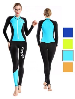 COPOZZ Diving Skin, Men Women Youth Thin Wetsuit Rash Guard- Full Body UV Protection - for Diving Snorkeling Surfing Spearfishing Sport Skin