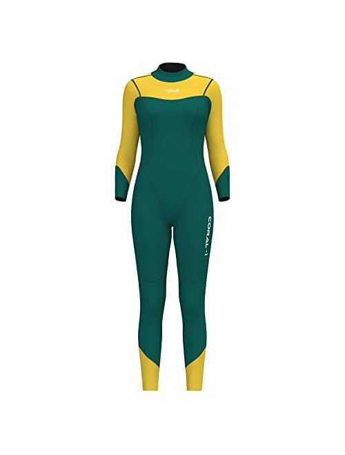 Hevto Women Wetsuits 3/2mm Neoprene Surfing Swimming Diving SUP Full Suits Keep Warm in Cold Water