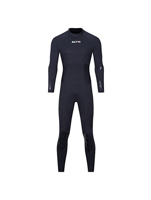 ZCCO Wetsuit 3mm Neoprene Wet Suit Full Body Long Sleeve Back Zip Diving Suit Thermal Suit for Water Sports Kayakboarding Surfing Snorkeling Scuba Diving Swimming