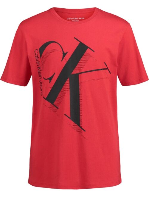 Calvin Klein Big Boys Shadow Drop Short Sleeve T-Shirt