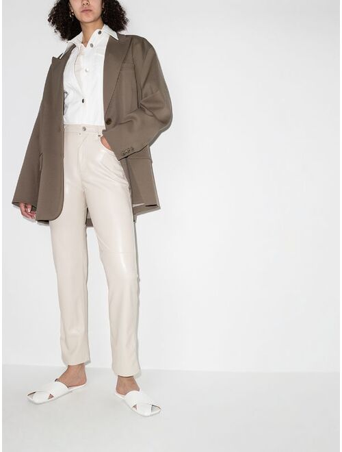 Nanushka Vinni straight-leg trousers