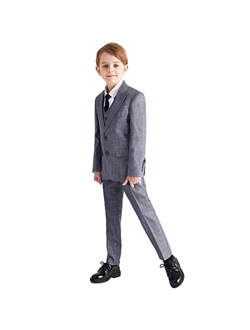 Marvelous Kids Boys Linen Suits