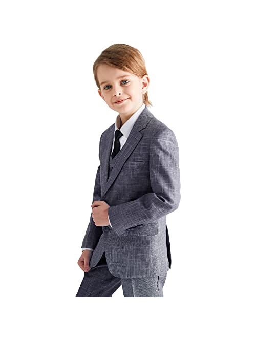 Marvelous Kids Boys Linen Suits