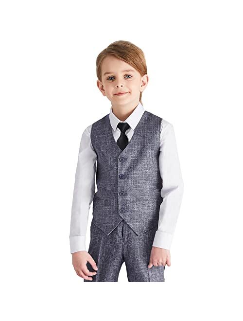 Marvelous Kids Boys Linen Suits