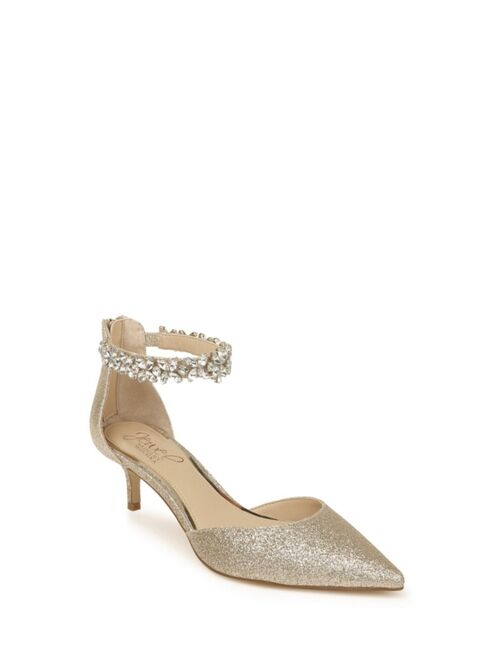 Jewel Badgley Mischka Robles Pointed Toe Dress Pumps