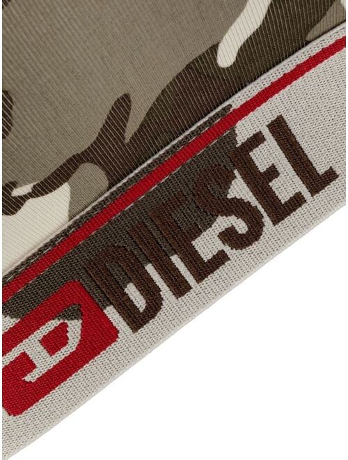 Diesel camouflage print sports bra