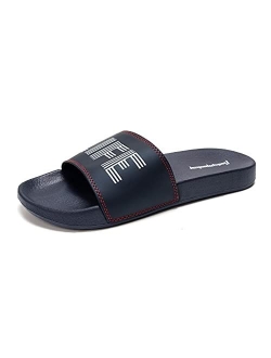 FUNKYMONKEY Men's Casual Sandal Slippers Outdoor Indoor Slide for Men