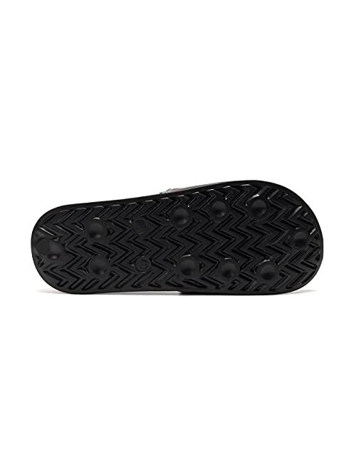 FUNKYMONKEY Men's Casual Sandal Slippers Outdoor Indoor Slide for Men