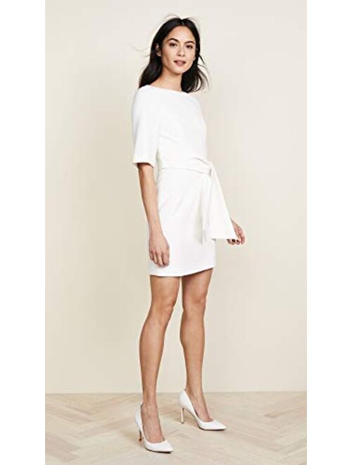 Alice And Olivia Alice + Olivia Women's Virgil Boat Neck Wrap Dress