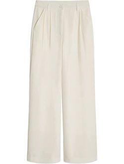 we wore what High-Rise Pleated Pants