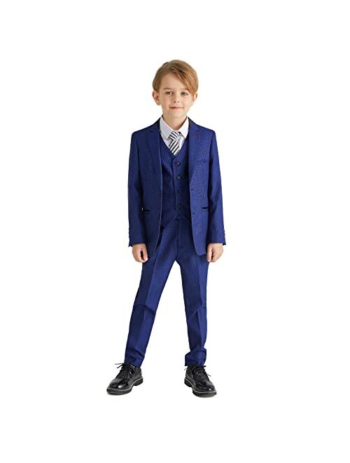 Marvelous Kids Boys Formal Suit Set 5 Pieces