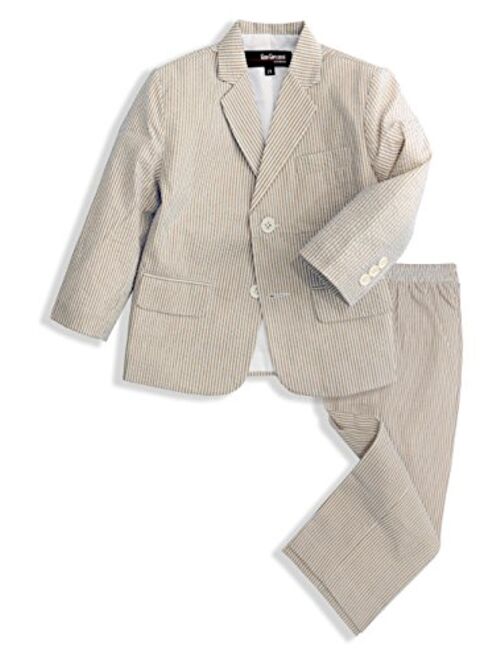 Gino Giovanni Boys Seersucker 2 Button Suit Set