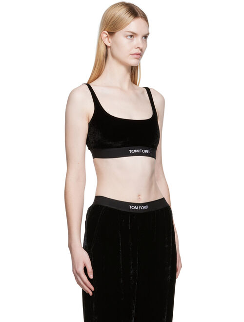 TOM FORD Black Stretch Bralette