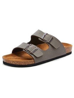 Weestep Essential lightweight double buckle slip-on flat adjustable womens mens sandals