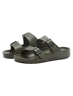 Weestep Essential lightweight double buckle slip-on flat adjustable womens mens sandals