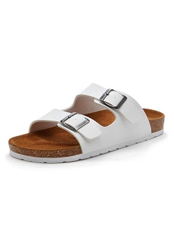 Weestep Essential lightweight double buckle slip-on flat adjustable womens mens sandals